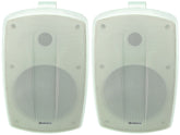Adastra BH6 Speakers Outdoor Pair White 6" 100W 8OHM Background Sound System IP44